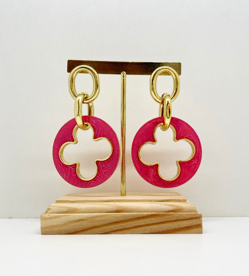 orecchini quadrifoglio