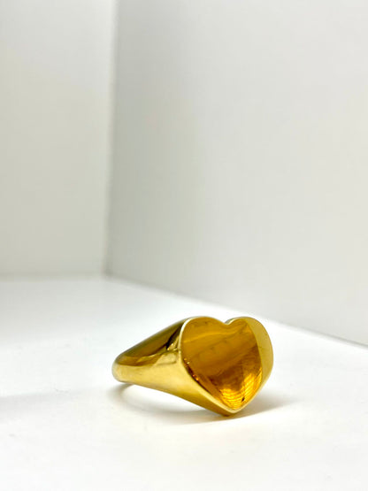 anello cuore grande