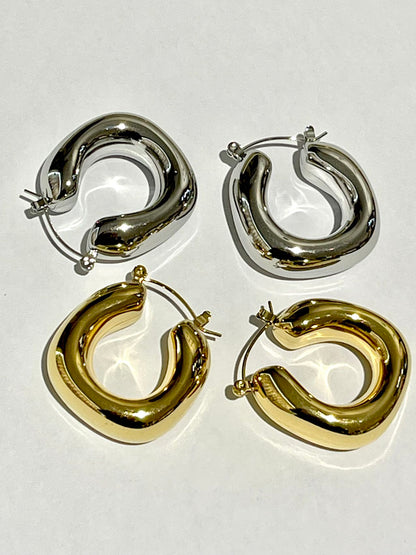 orecchini bomber quadri