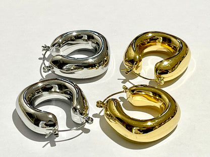 orecchini bomber quadri