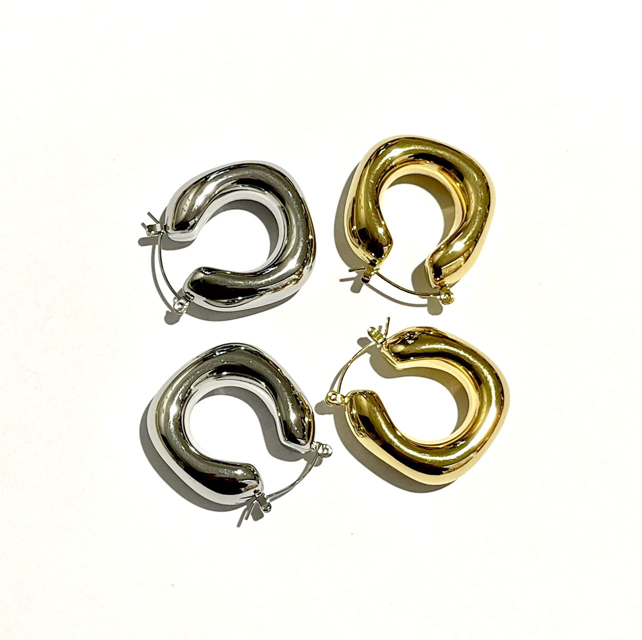 orecchini bomber quadri