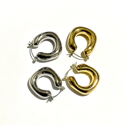 orecchini bomber quadri