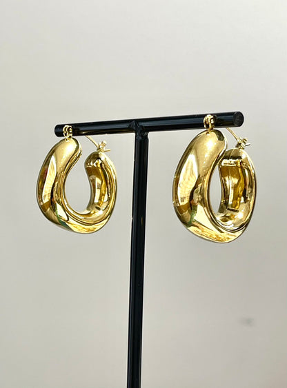 orecchini bomber quadri