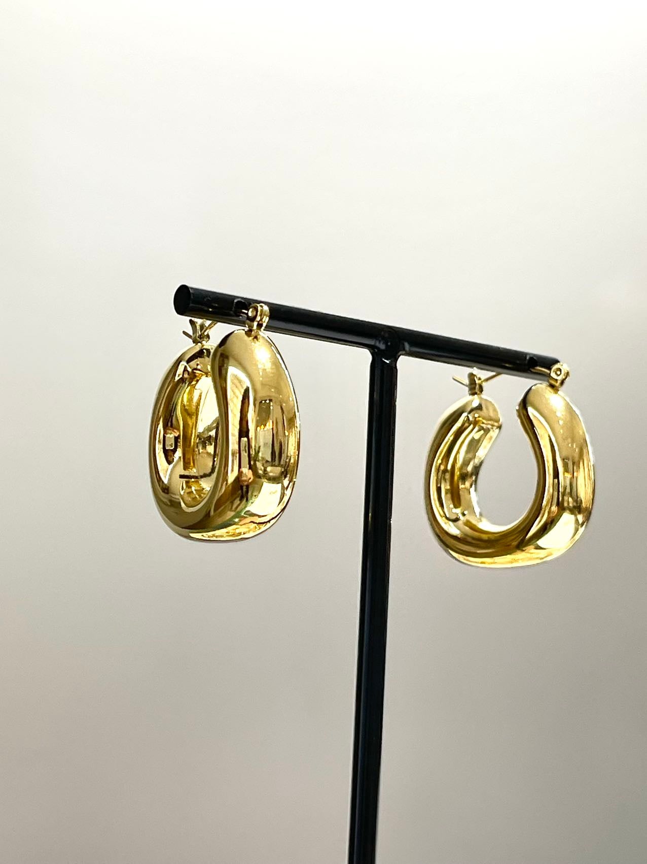 orecchini bomber quadri