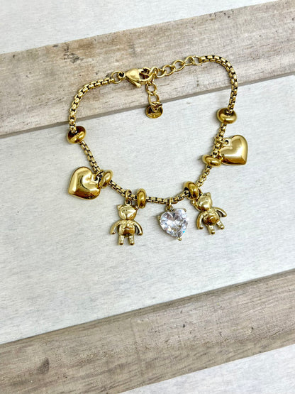 braccialetto ciondoli