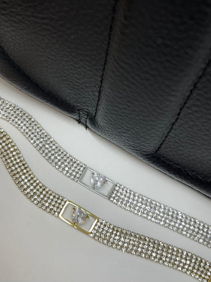 braccialetto tennis cuore