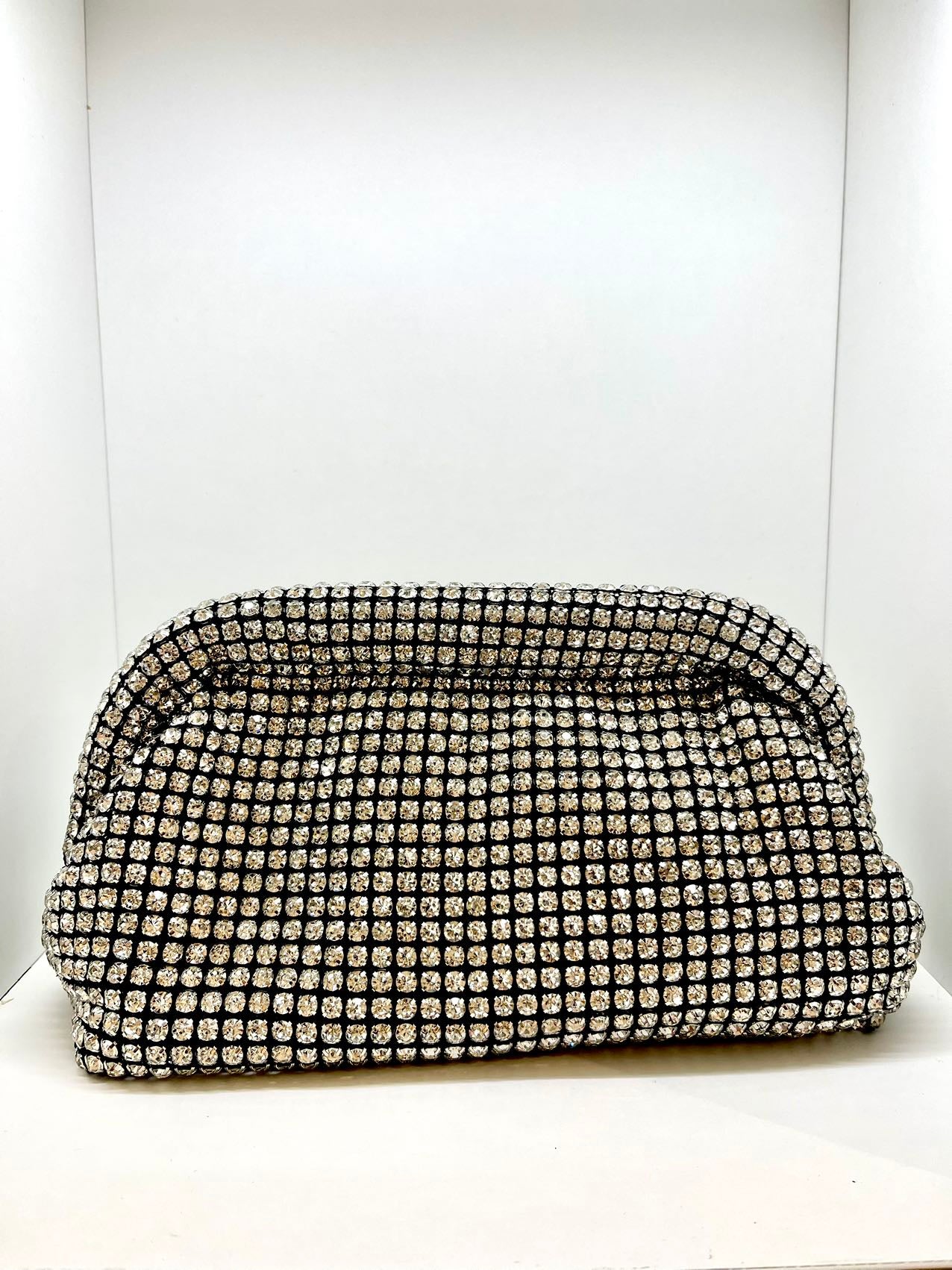 borsetta pochette strass