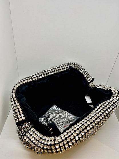 borsetta pochette strass