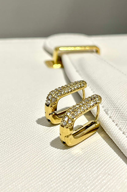 orecchini rettangolare