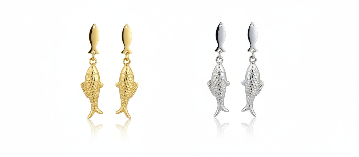 orecchini pesci