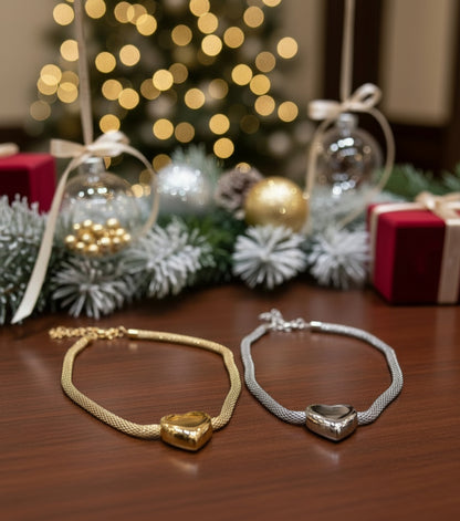 collana maglia cuore
