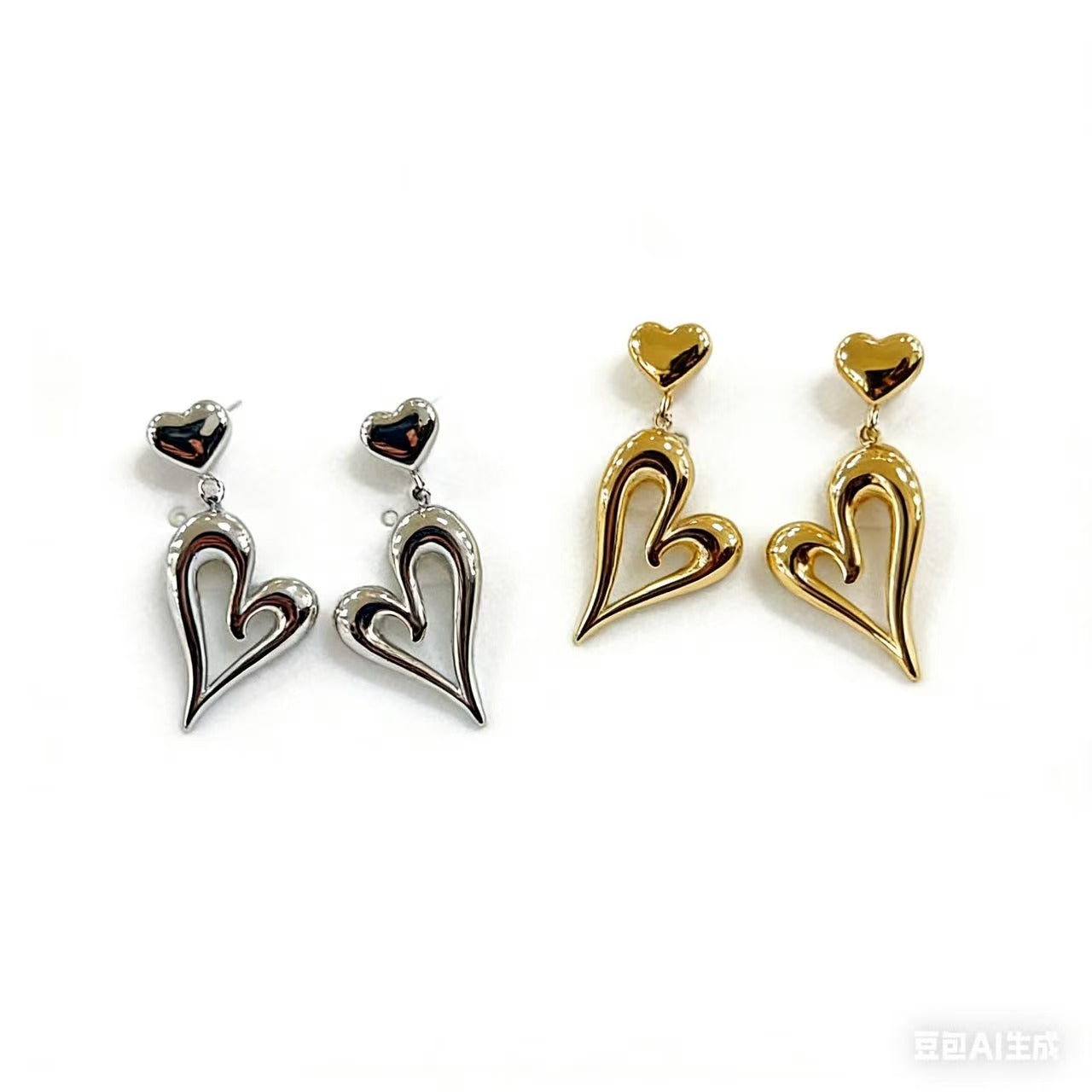 orecchini cuore