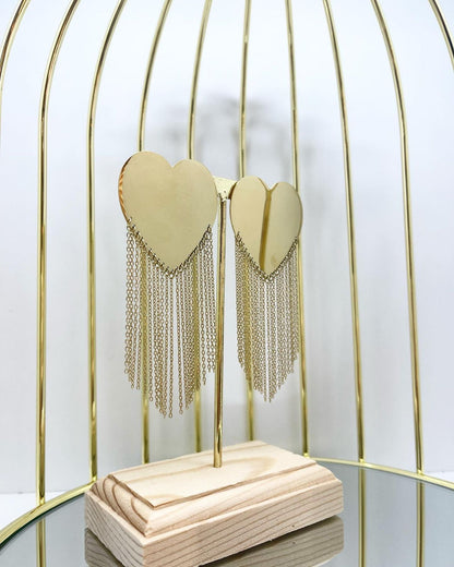 orecchini cuore filanti