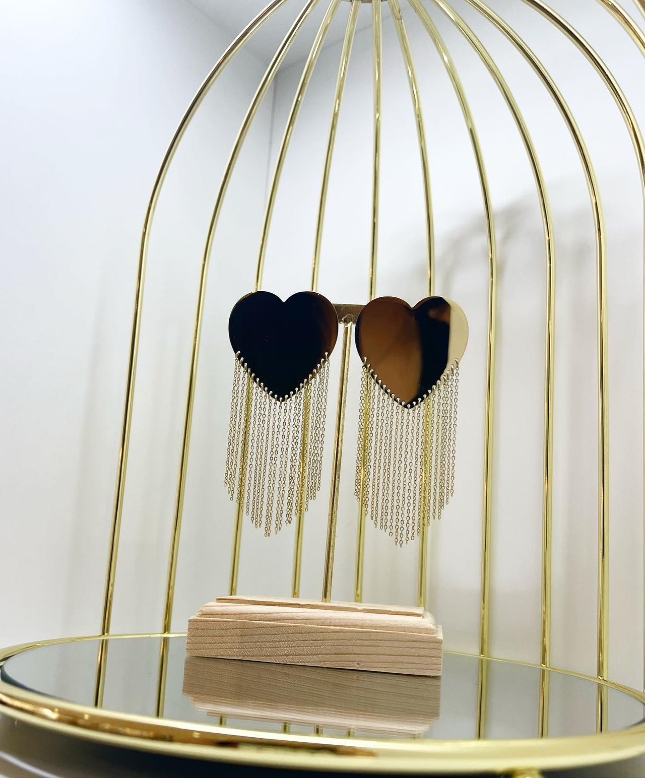 orecchini cuore filanti