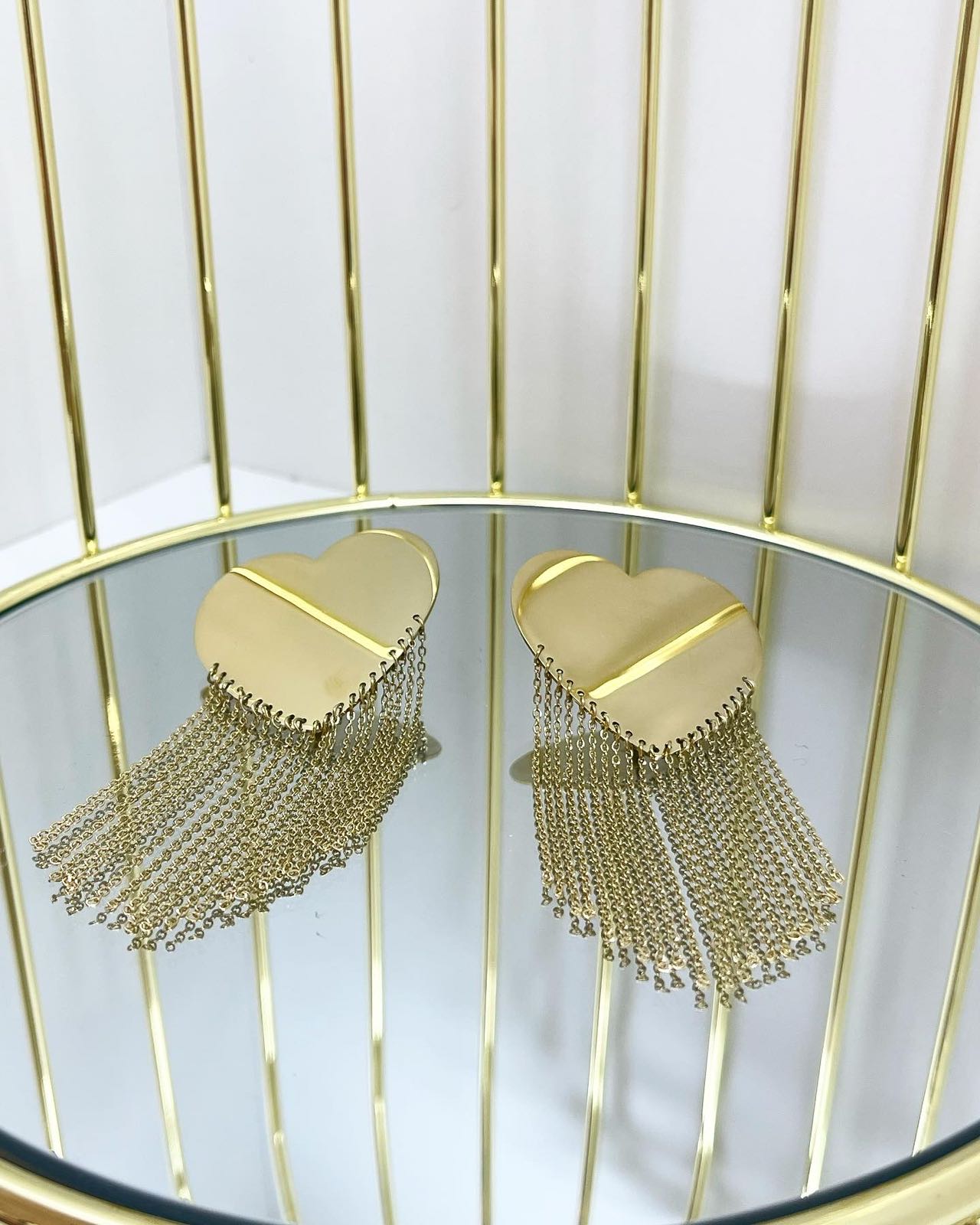 orecchini cuore filanti