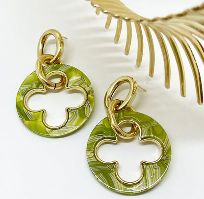 orecchini quadrifoglio