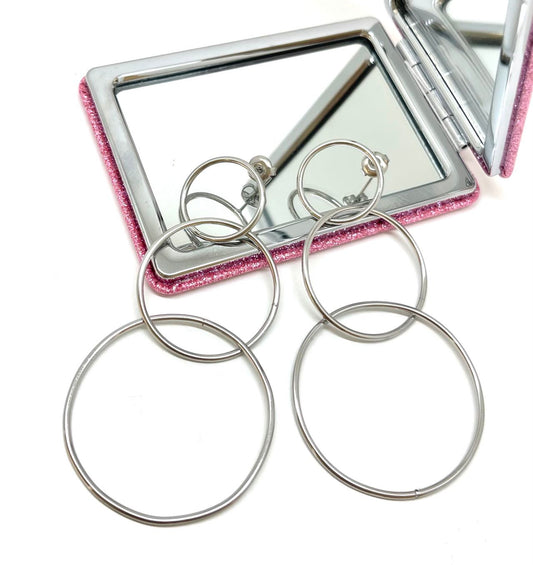 orecchini tris cerchi