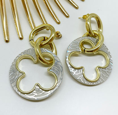 orecchini quadrifoglio