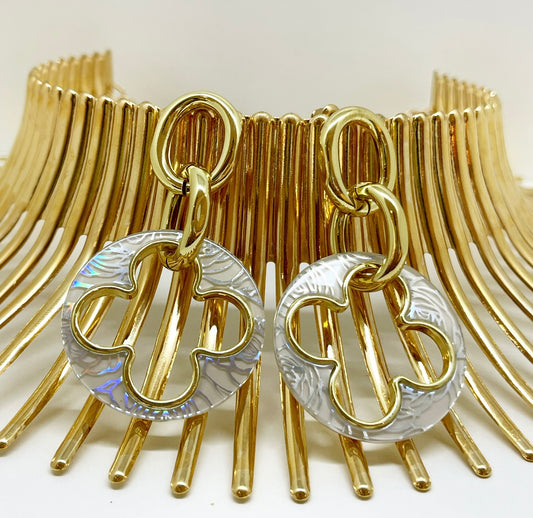 orecchini quadrifoglio