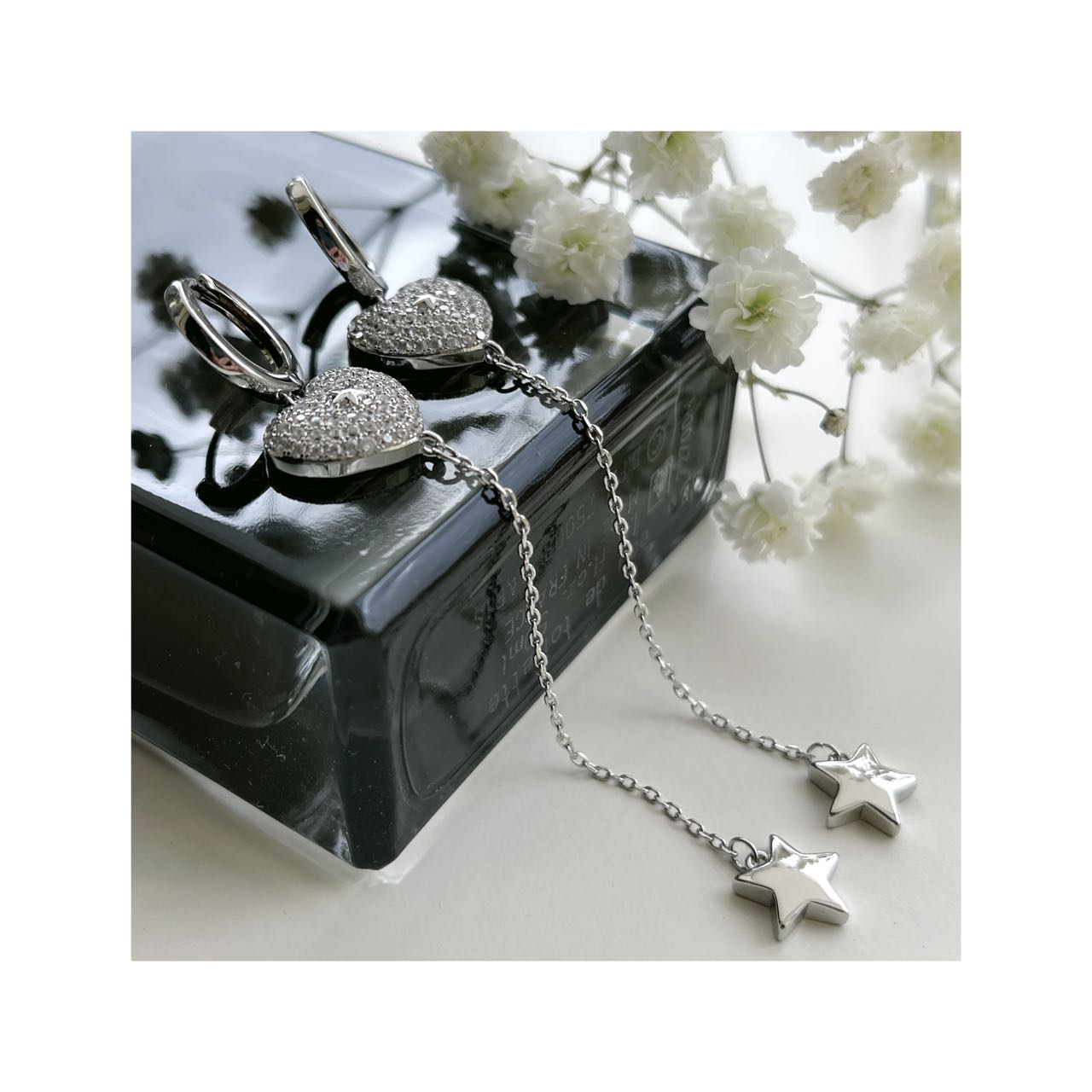 orecchini stella pendente