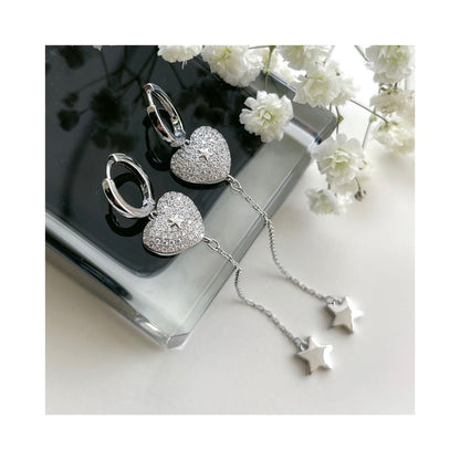 orecchini stella pendente