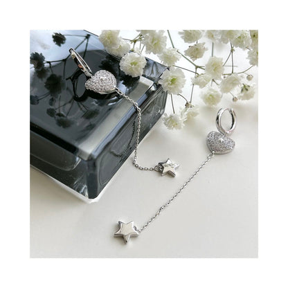 orecchini stella pendente