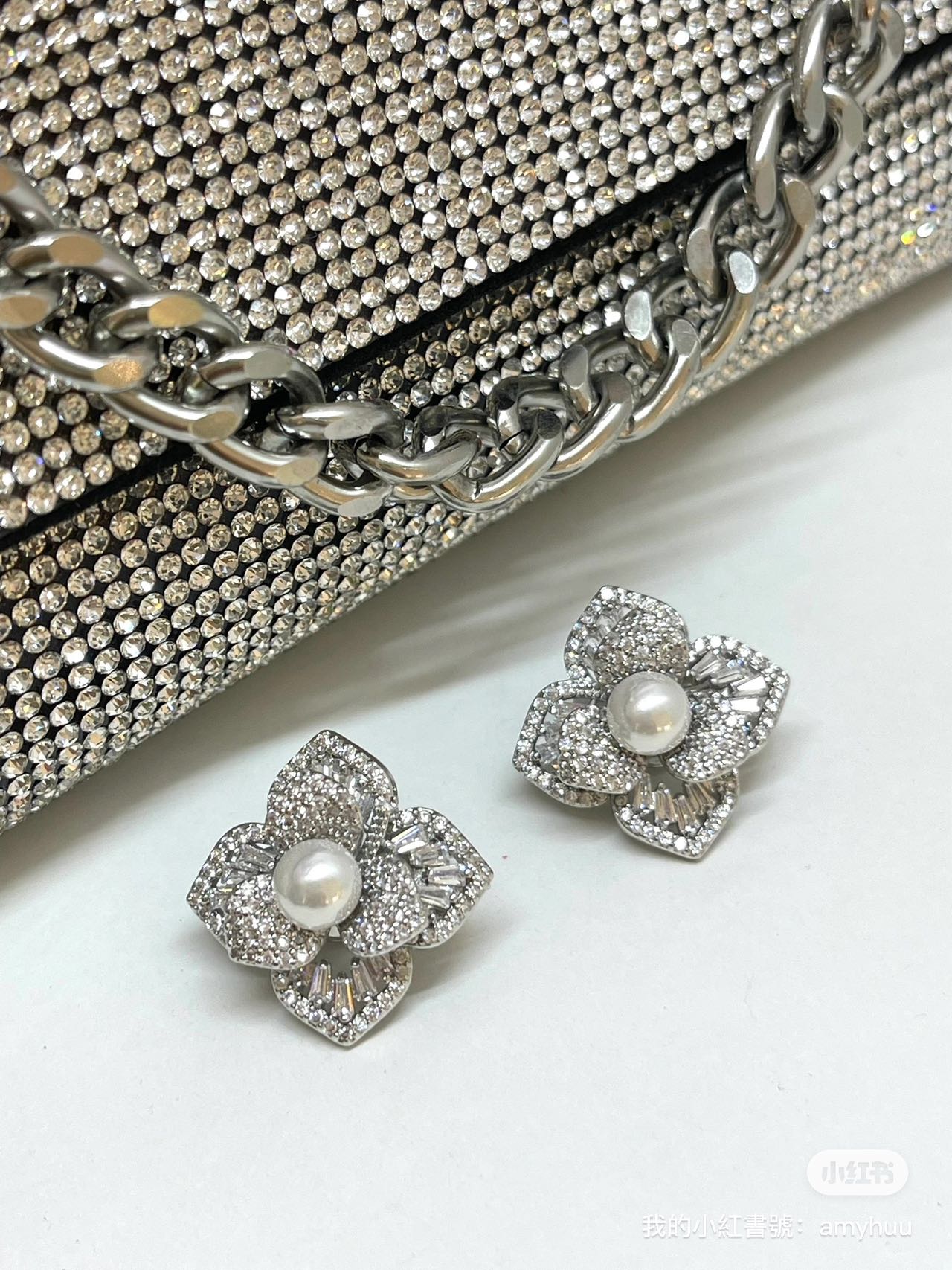 orecchini  fiore a clipper