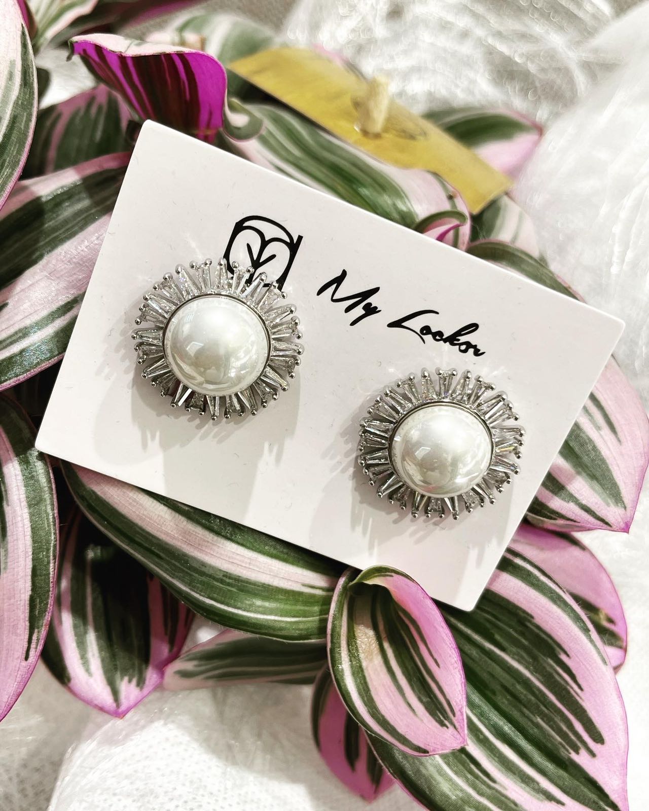 orecchini clipper con perla