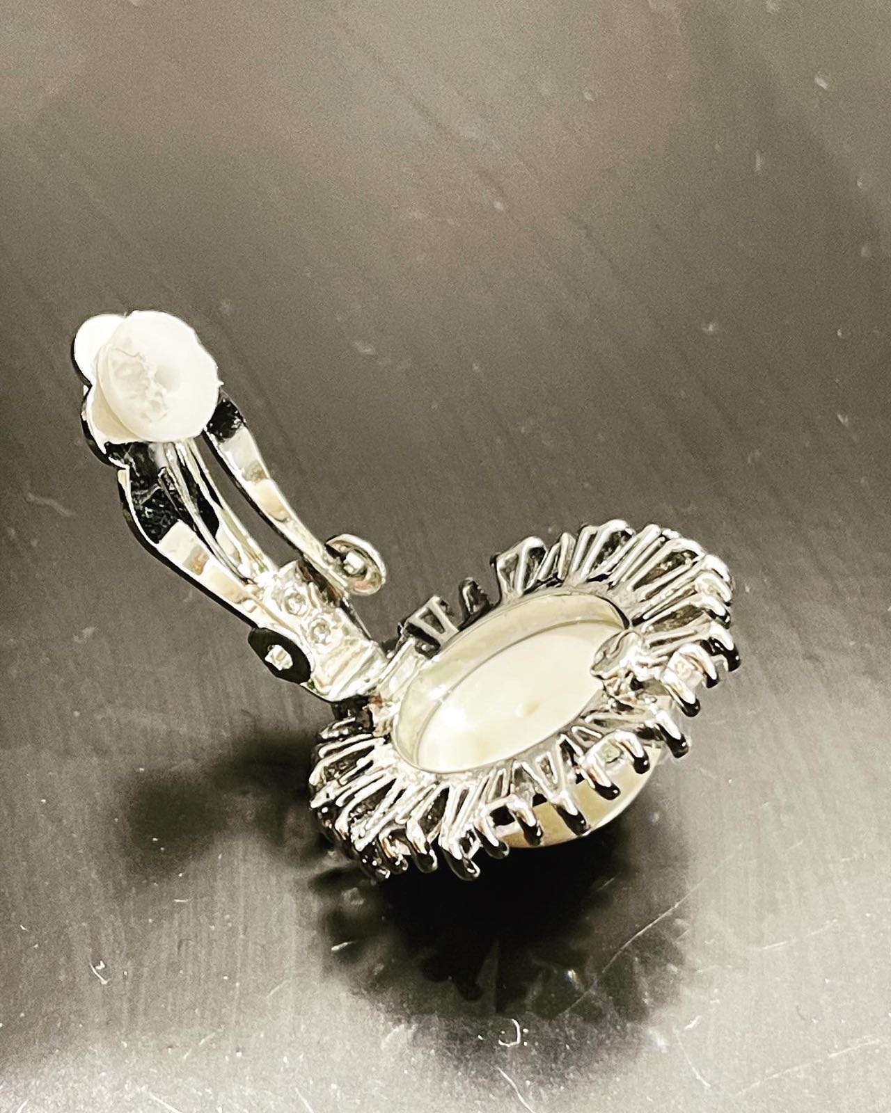 orecchini clipper con perla