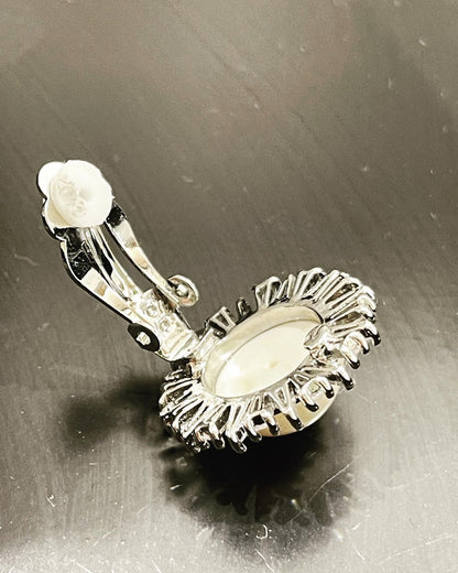 orecchini clipper con perla