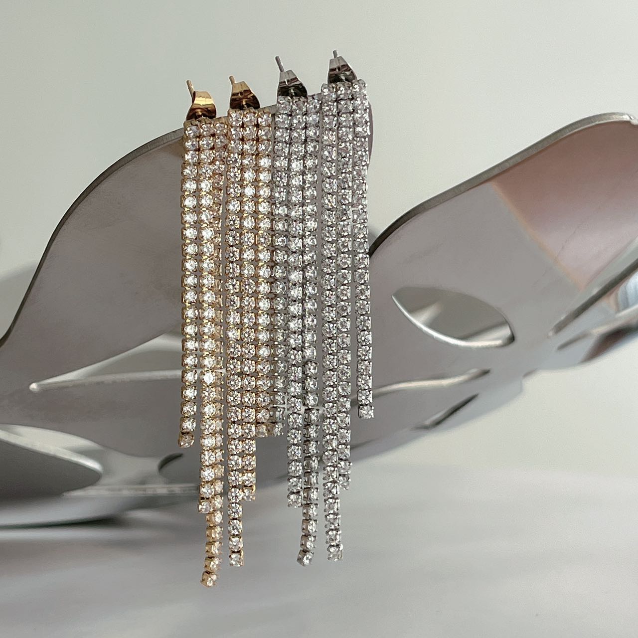 orecchini tennis tris