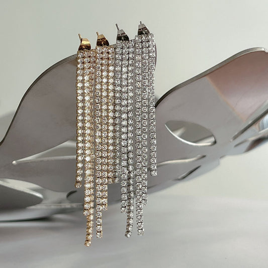 orecchini tennis tris