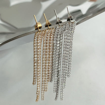 orecchini tennis tris