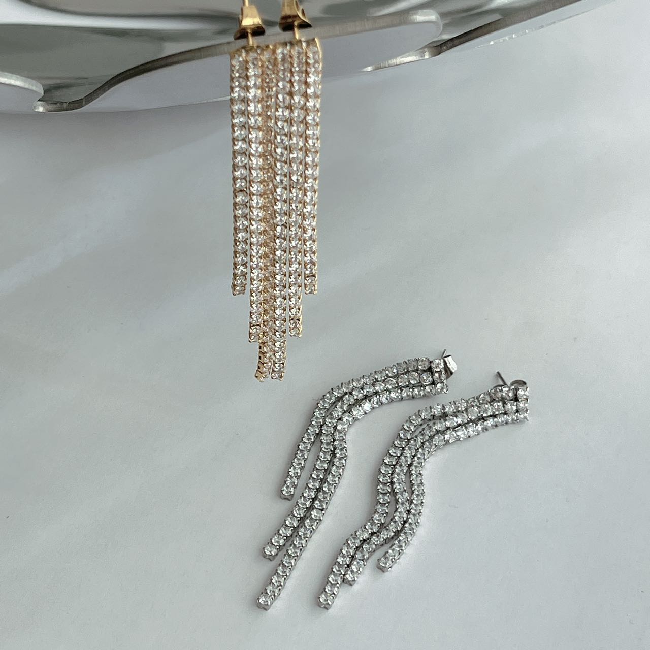 orecchini tennis tris