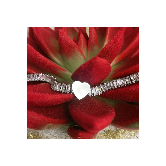 bracciale tennis cuore