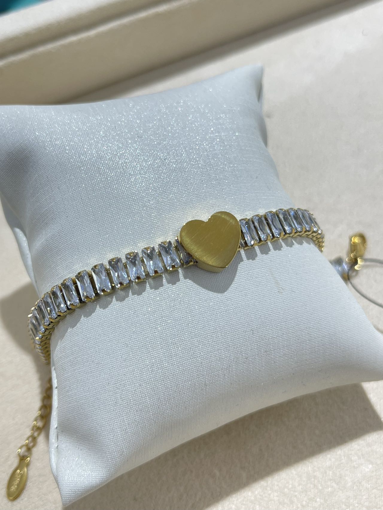 bracciale tennis cuore