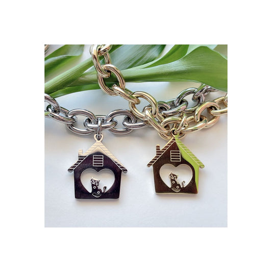 braccialetto catene gatto