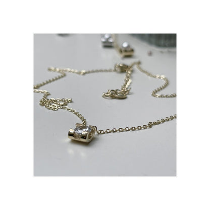 collana punto luce quadrato