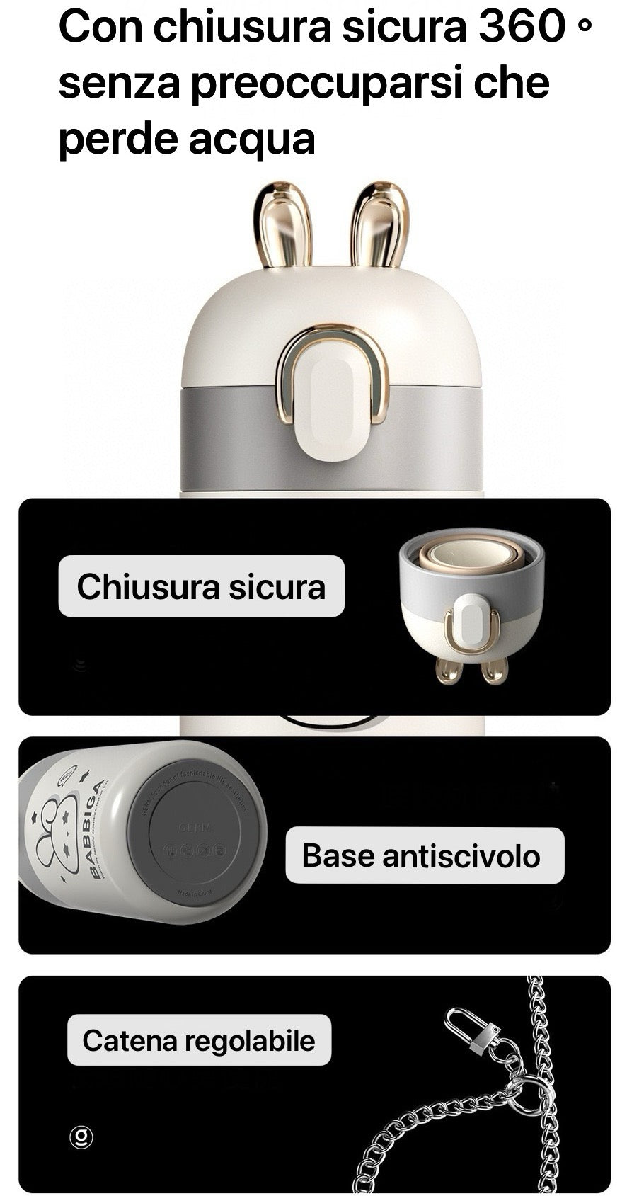 borraccia coniglietto