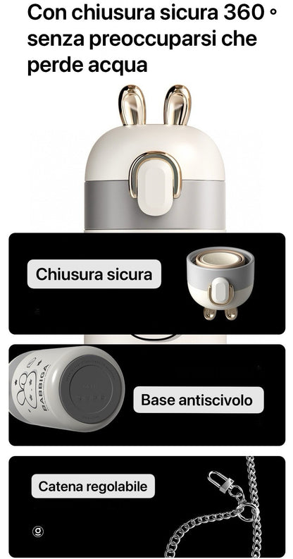 borraccia coniglietto