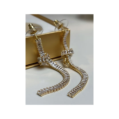 orecchini nodo strass