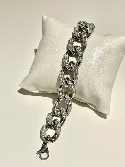 braccialetto catena grossa