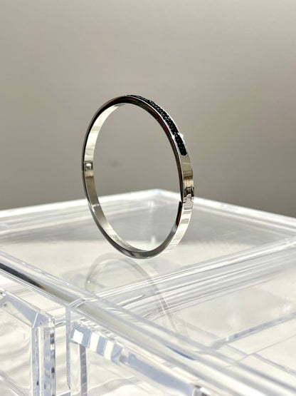 bracciale strass nero