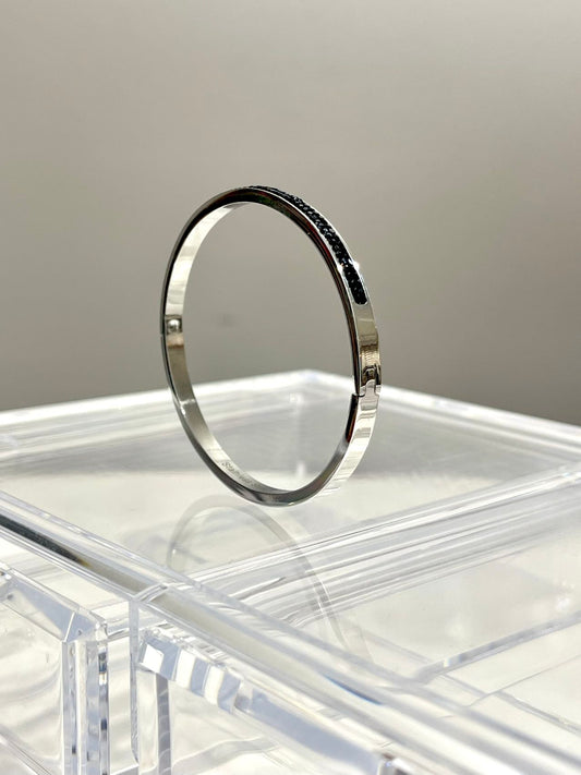 bracciale strass nero