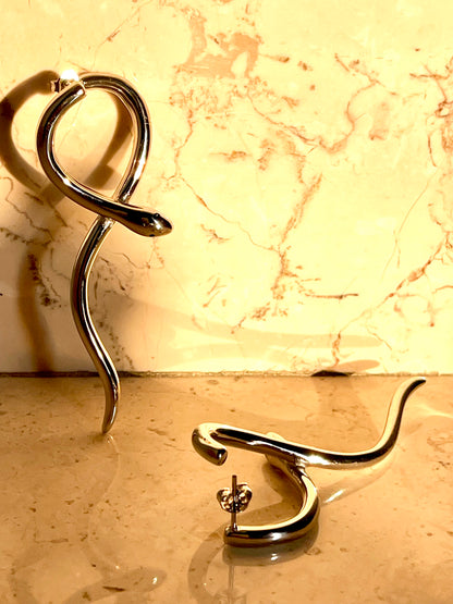 Orecchini serpentino